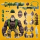Les Tortues Ninja - Figurine Ultimates Guerrilla Gorilla 20 cm