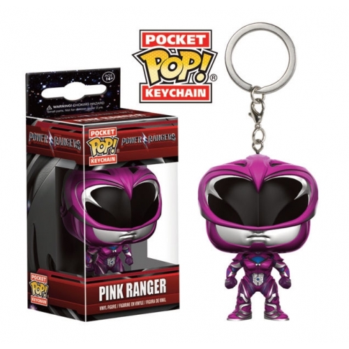 Power Rangers - Porte-clés Pocket POP! Pink Ranger 4 cm