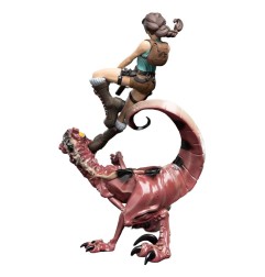 Tomb Raider - Figurine Mini Epics Lara Croft & Raptor 24 cm