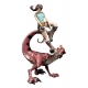 Tomb Raider - Figurine Mini Epics Lara Croft & Raptor 24 cm