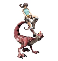 Tomb Raider - Figurine Mini Epics Lara Croft & Raptor 24 cm