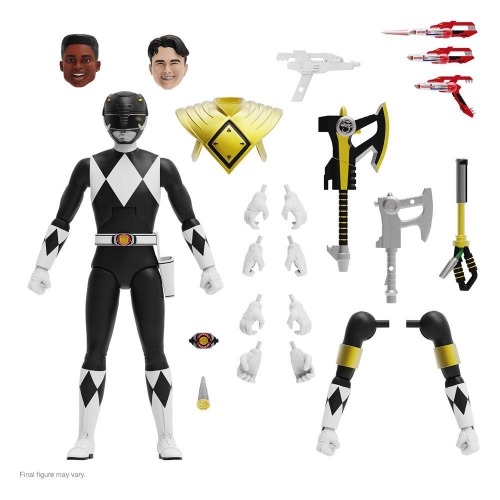 Mighty Morphin Power Rangers - Figurine Ultimates Black Ranger 18 cm