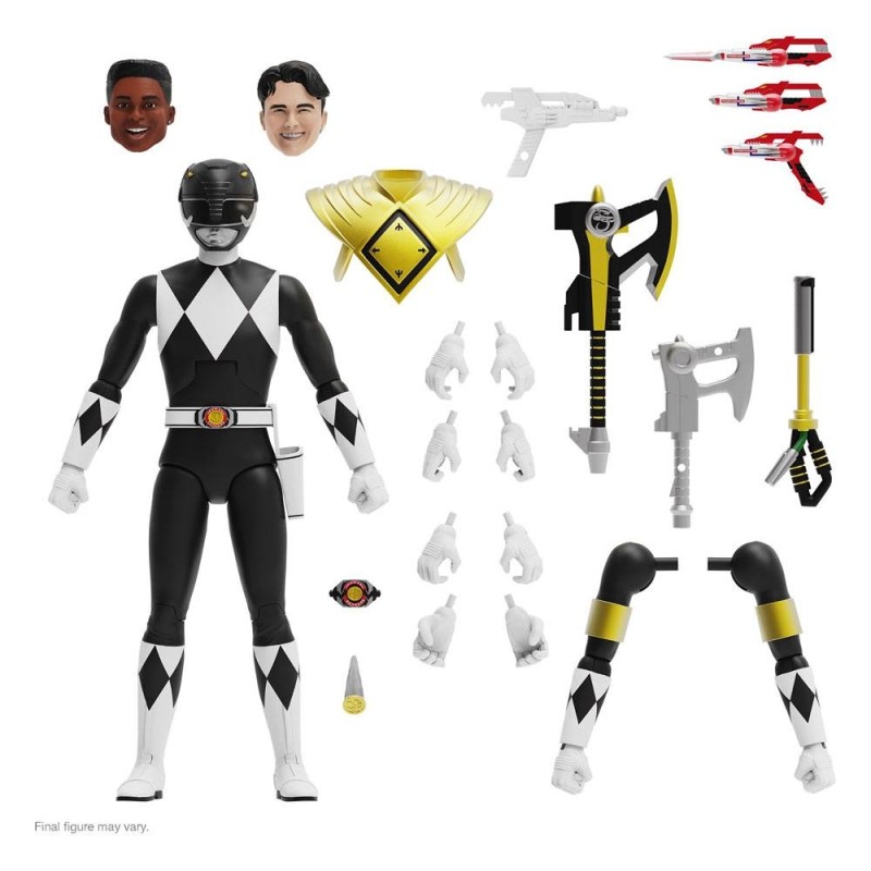 Power Rangers - Mighty Morphin  figurine Ultimates Black Ranger 18 cm