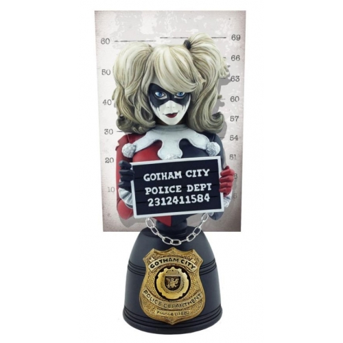 DC Comics - Buste Mugshot Harley Quinn 19 cm