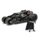 Batman The Dark Knight - Réplique 1/24  Batmobile métal 2008 avec figurine