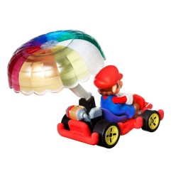 Super Mario - Mario Kart Hot Wheels pack 3 véhicules métal 1/64 Yoshi, Waluigi, Mario