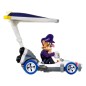Super Mario - Mario Kart Hot Wheels pack 3 véhicules métal 1/64 Yoshi, Waluigi, Mario
