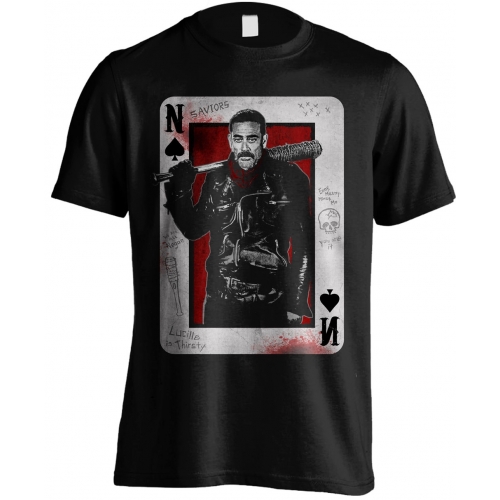 The Walking Dead - T-Shirt Negan Playing Card