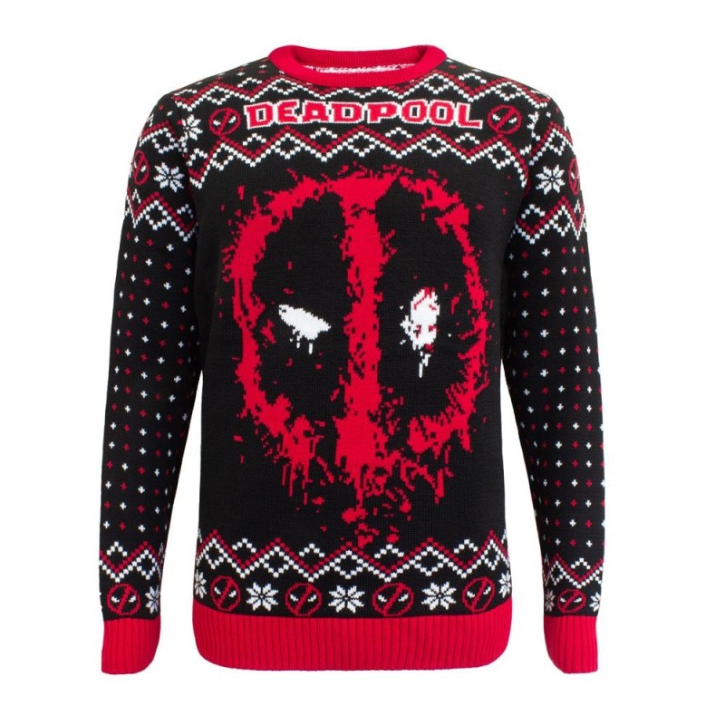 Marvel - Deadpool Sweatshirt Christmas Jumper Deadpool Marvel - Deadpool Sweatshirt Christmas Jumper Deadpool