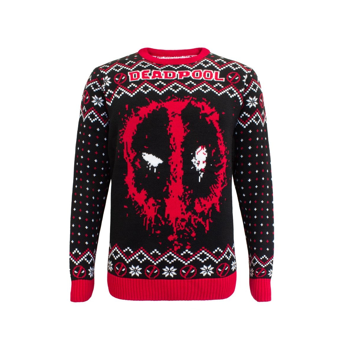 Marvel Deadpool Sweatshirt Christmas Jumper Deadpool Figurine