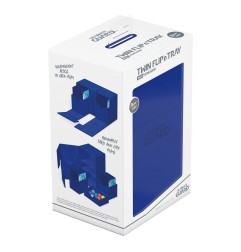 Ultimate Guard - Twin Flip`n`Tray 160+ XenoSkin Monocolor Bleu