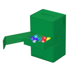 Ultimate Guard - Twin Flip`n`Tray 160+ XenoSkin Monocolor Vert