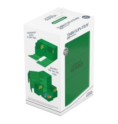 Ultimate Guard - Twin Flip`n`Tray 160+ XenoSkin Monocolor Vert