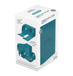 Ultimate Guard - Twin Flip`n`Tray 160+ XenoSkin Monocolor Bleu Pétrole