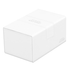 Ultimate Guard - Twin Flip`n`Tray 160+ XenoSkin Monocolor Blanc