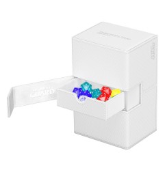 Ultimate Guard - Twin Flip`n`Tray 160+ XenoSkin Monocolor Blanc