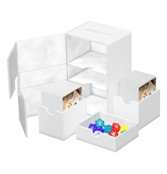 Ultimate Guard - Twin Flip`n`Tray 160+ XenoSkin Monocolor Blanc