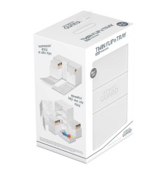 Ultimate Guard - Twin Flip`n`Tray 160+ XenoSkin Monocolor Blanc