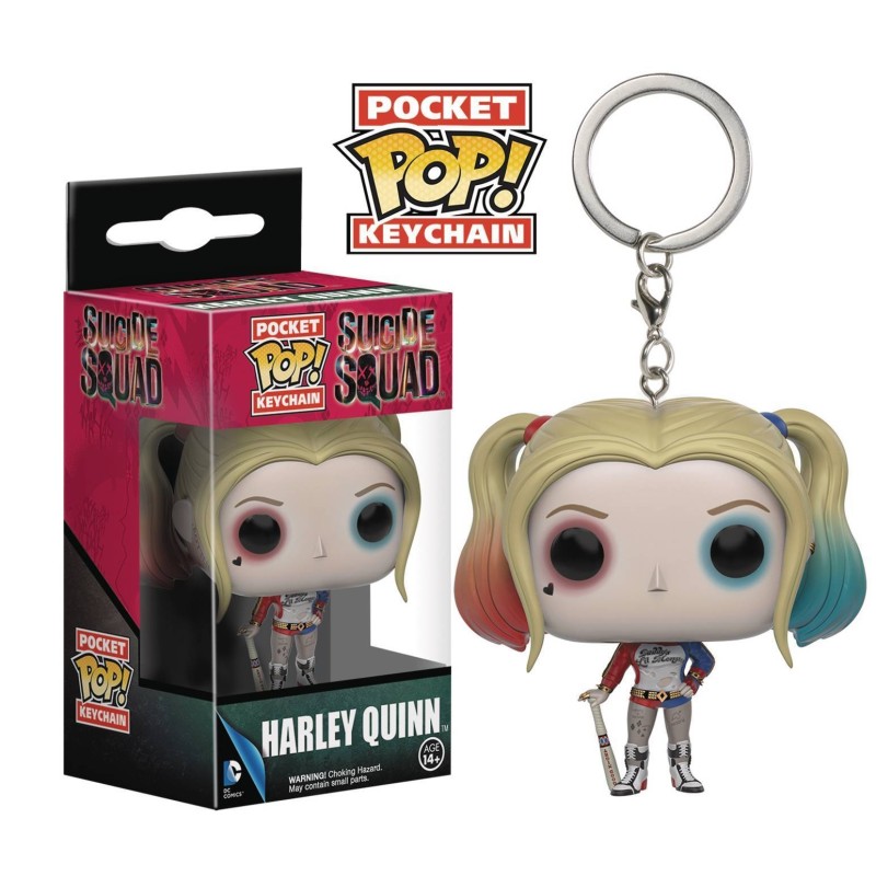Suicide Squad - Porte-clés Pocket POP! Harley Quinn 4 cm