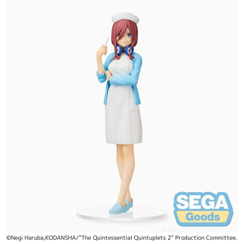 The Quintessential Quintuplets 2 - Statuette SPM Miku Nakano Nurse Ver. 21 cm