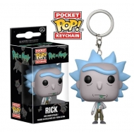 Rick et Morty - Porte-clés Pocket POP! Rick 4 cm