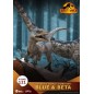 Jurassic Park - Jurassic World : Le Monde d'après D-Stage PVC Diorama Blue & Beta 13 cm
