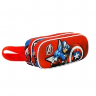 Marvel - Double Trousse à crayons Captain America Gravity