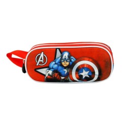 Marvel - Double Trousse à crayons Captain America Gravity