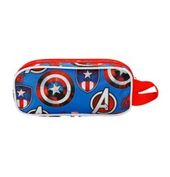 Marvel - Double Trousse à crayons Captain America Gravity