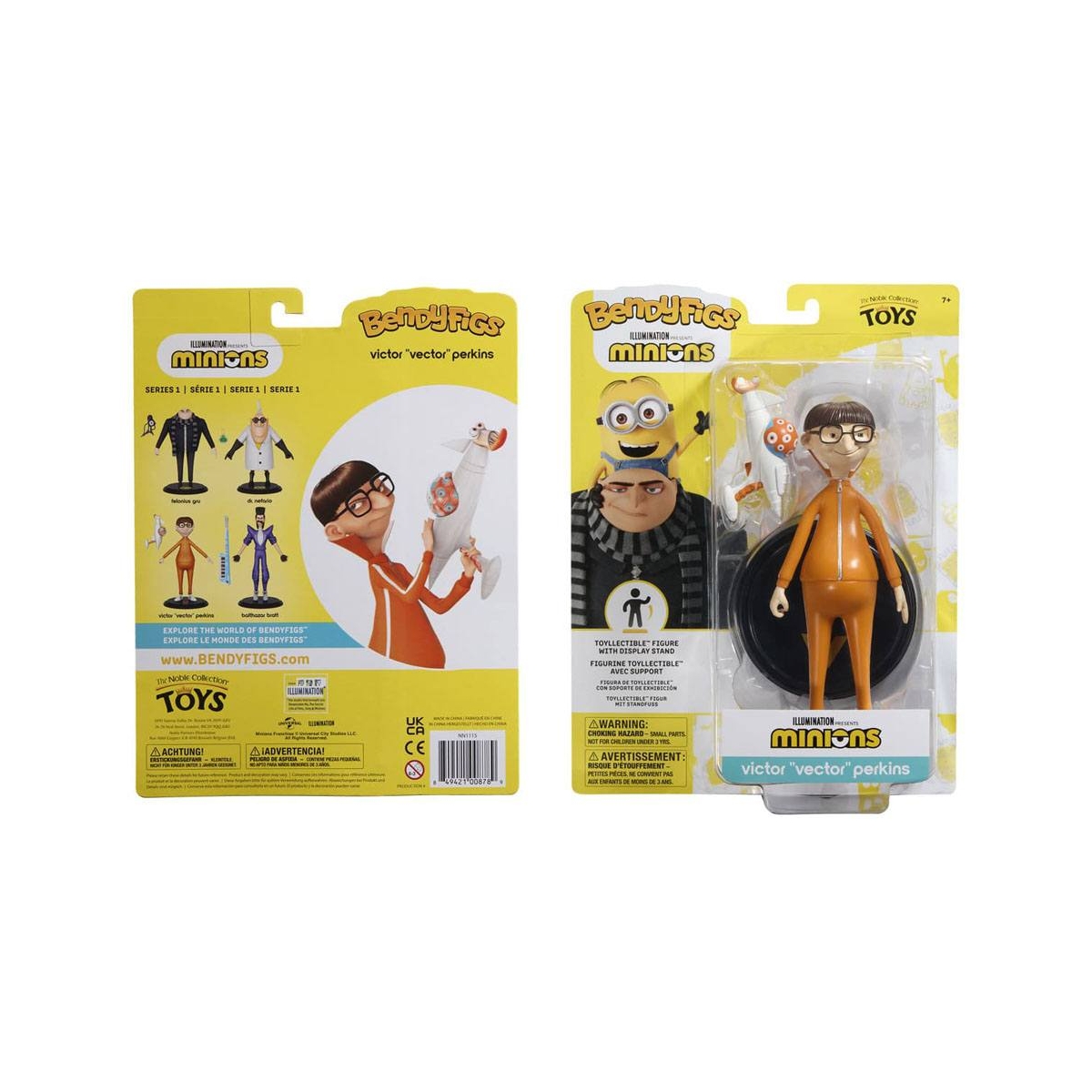 Figura Dr. Nefario Los Minions Flexible 18 cms