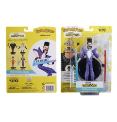 Les Minions - Figurine flexible Bendyfigs Balthazar Bratt 19 cm