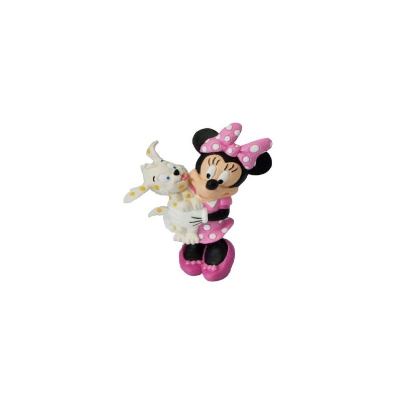 La Maison de Mickey - Figurine Minnie avec chien 7 cm La Maison de Mickey - Figurine Minnie avec chien 7 cm