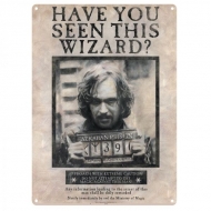 Harry Potter - Panneau métal Sirius Black 41 x 32 cm