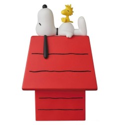 Peanuts - Figurine Medicom VCD Snoopy, Woodstock & Dog House 15 cm