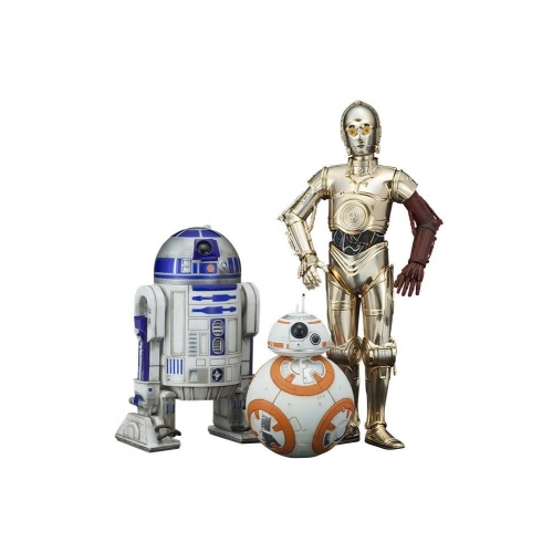 Star Wars Episode VII - Pack 3 statuettes PVC ARTFX 1/10 C-3PO & R2-D2 & BB-8
