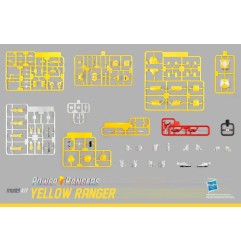 Power Rangers - Figurine Furai Model Plastic Model Kit Yellow Ranger 13 cm