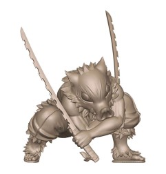 Demon Slayer: Kimetsu no Yaiba - Statuette PVC Noodle Stopper Hashibira Inosuke 11 cm