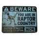 Jurassic World - Mini réplique Warning Signs