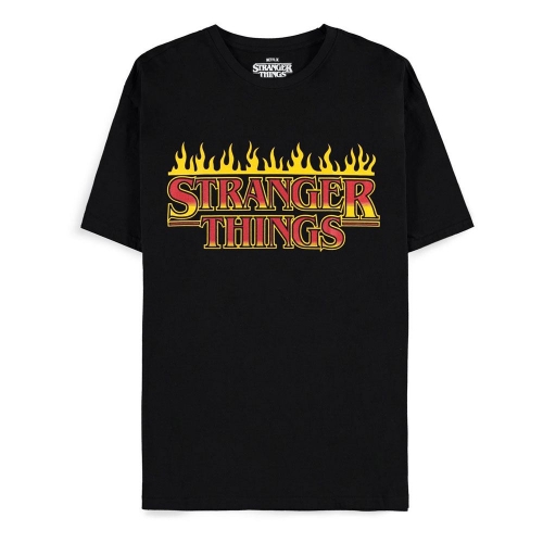 Stranger Things - T-Shirt Fire Logo Stranger Things