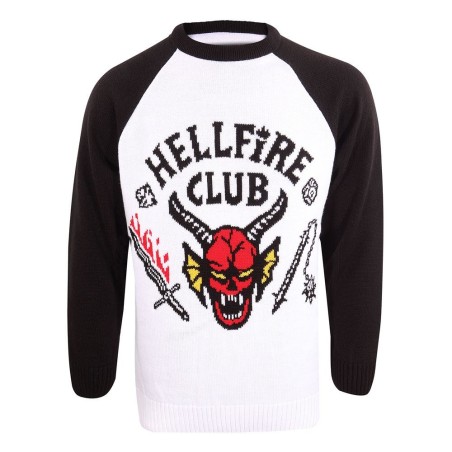 - Stranger Things Sweatshirt Christmas Jumper Hellfire Club 