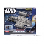 Star Wars Micro Galaxy Squadron - Véhicule avec figurines Razor Crest 20 cm