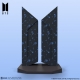 BTS - Statuette Premium BTS Logo: Black Swan Edition 18 cm