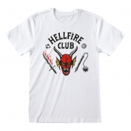 Stranger Things - T-Shirt Hellfire Club Logo White 