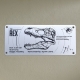 Jurassic Park - Panneau métal T-Rex Schematic