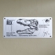 Jurassic Park - Panneau métal T-Rex Schematic