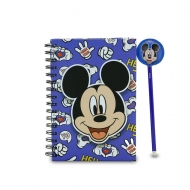 Disney - Carnet de notes avec stylo Mickey Grins