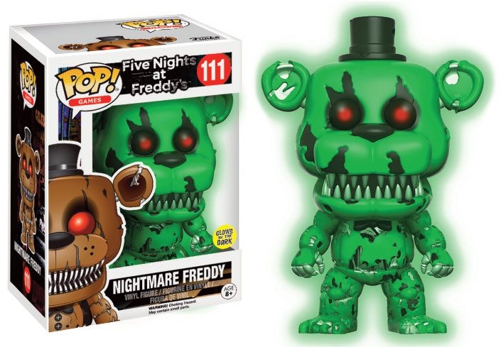 Five Nights at Freddy's - Figurine POP! Nightmare Freddy GITD 9 cm