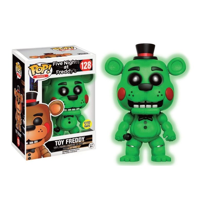 Five Nights at FreddyÂs - Five Nights at Freddy's POP! Games Vinyl Figurine Toy Freddy GITD 9 cm