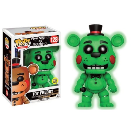 Five Nights at FreddyÂs - Five Nights at Freddy's POP! Games Vinyl Figurine Toy Freddy GITD 9 cm