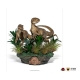 Jurassic Park - Statuette 1/10 Deluxe Art Scale Just The Two Raptors 20 cm